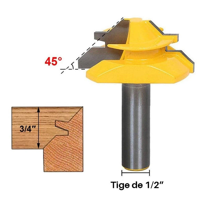 MèChe for vinkelkutting med lås på 45° | Skanto