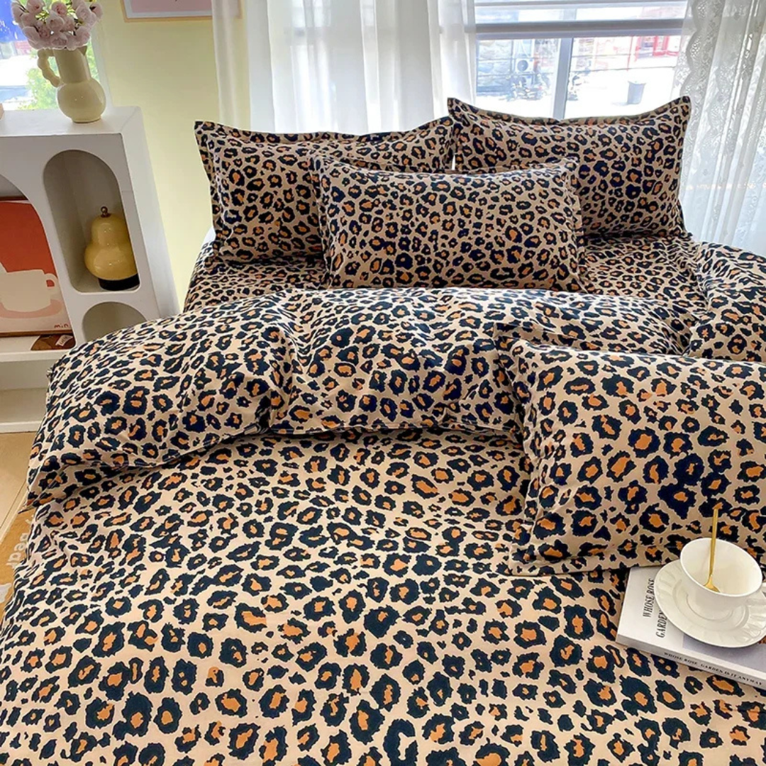 Skanto | Luksus sengetøy med leopardmønster