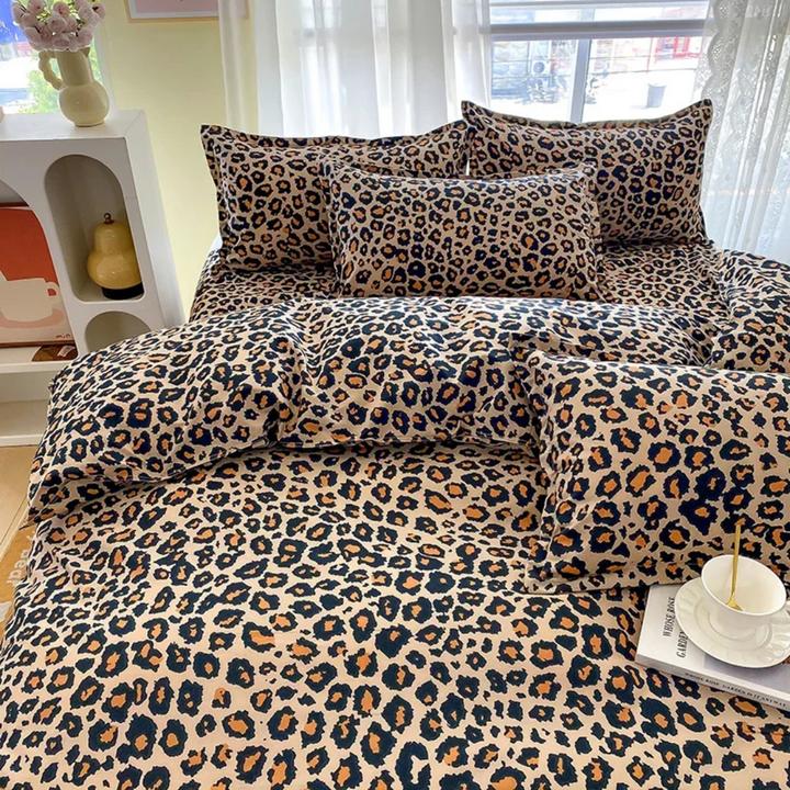 Skanto | Luksus sengetøy med leopardmønster