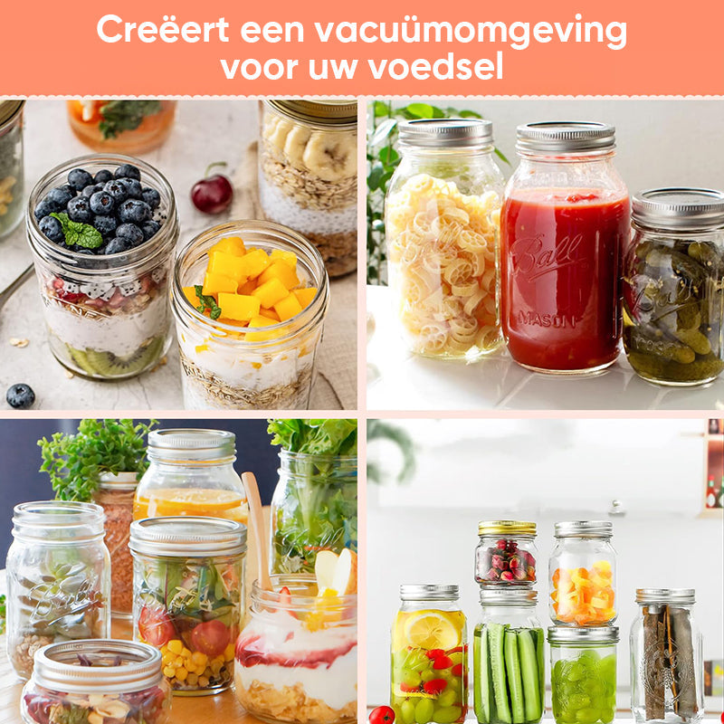 Skanto | Vakuumforsegling Maskin for Mason Glass