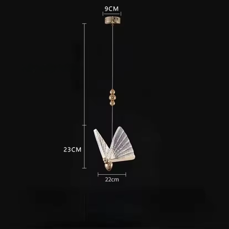 Skanto | Moderne Kreativ LED Pendellampe med Dekorativ Sommerfugl Design