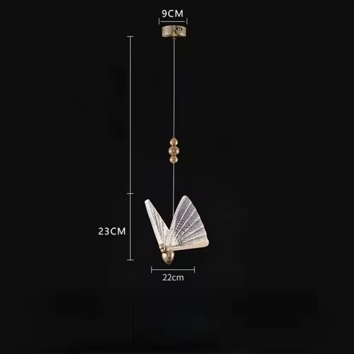Skanto | Moderne Kreativ LED Pendellampe med Dekorativ Sommerfugl Design
