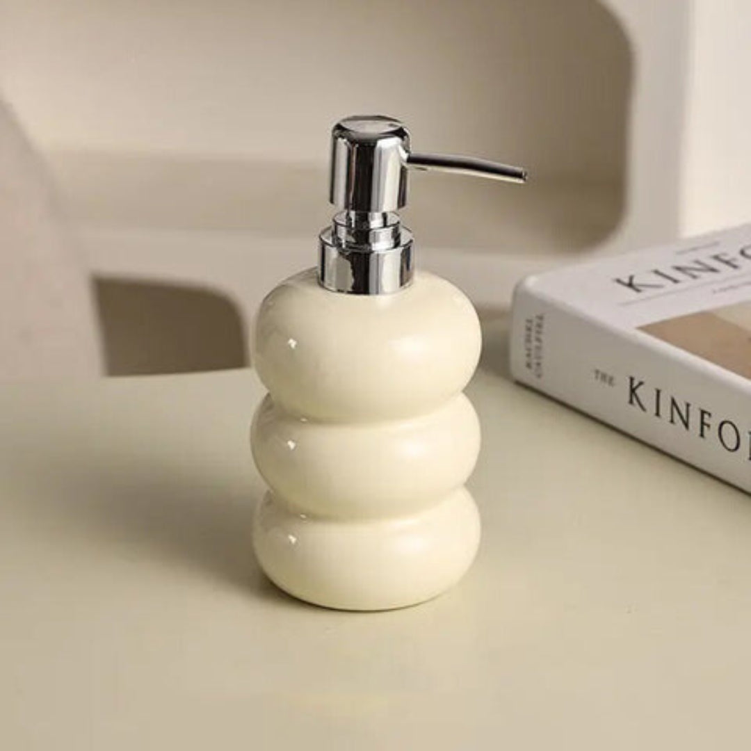 Keramisk dispenser med pumpe Skanto