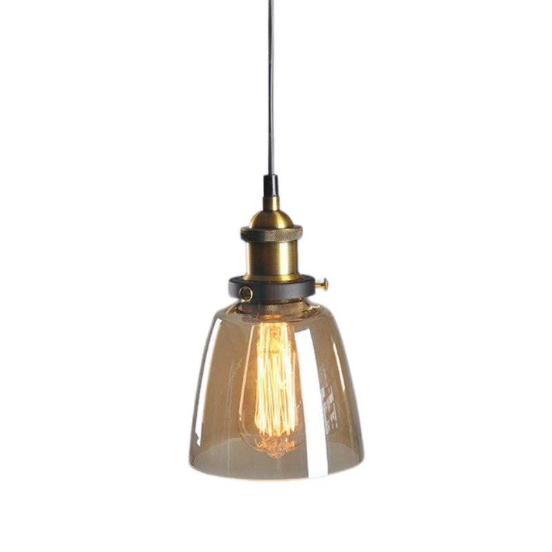 Skanto | GlassHaven – Elegant Industriell Pendellampe