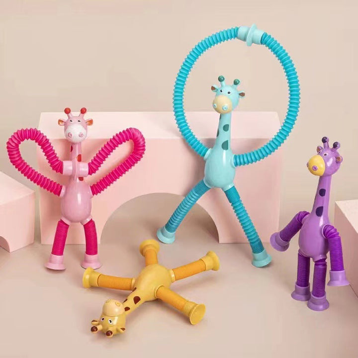 Skanto | Teleskopisk Sugekop Giraffleketøy