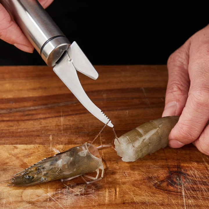 Skanto | 5 i 1 Multifunksjonell Reker Line Fish Maw Kniv