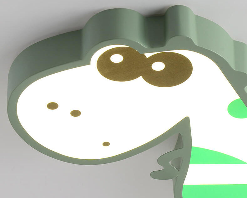 Skanto | DinoBright LED Taklampe | Kreativ Dinosaur Design | Barnerom Lampe | Varm & Hvit Lys | Dempbar
