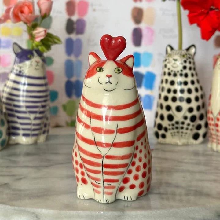 Skanto | Prikkete Katt Vase