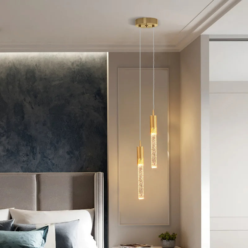 Skanto | Glass kule pendellampe i sylinderform - Lustreau