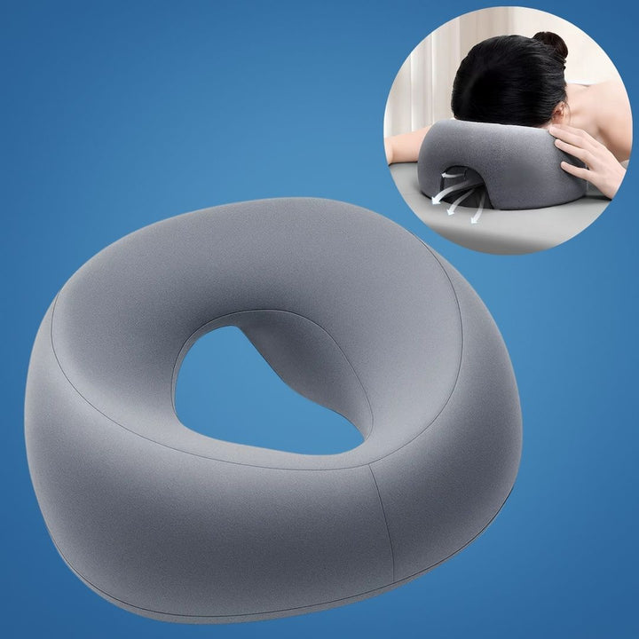 FaceEase | Face‑Down Pillow – Trykkavlastende støtte – Konturert minneskum – Ideell for massasje, skjønnhet og mage-sovende Skanto