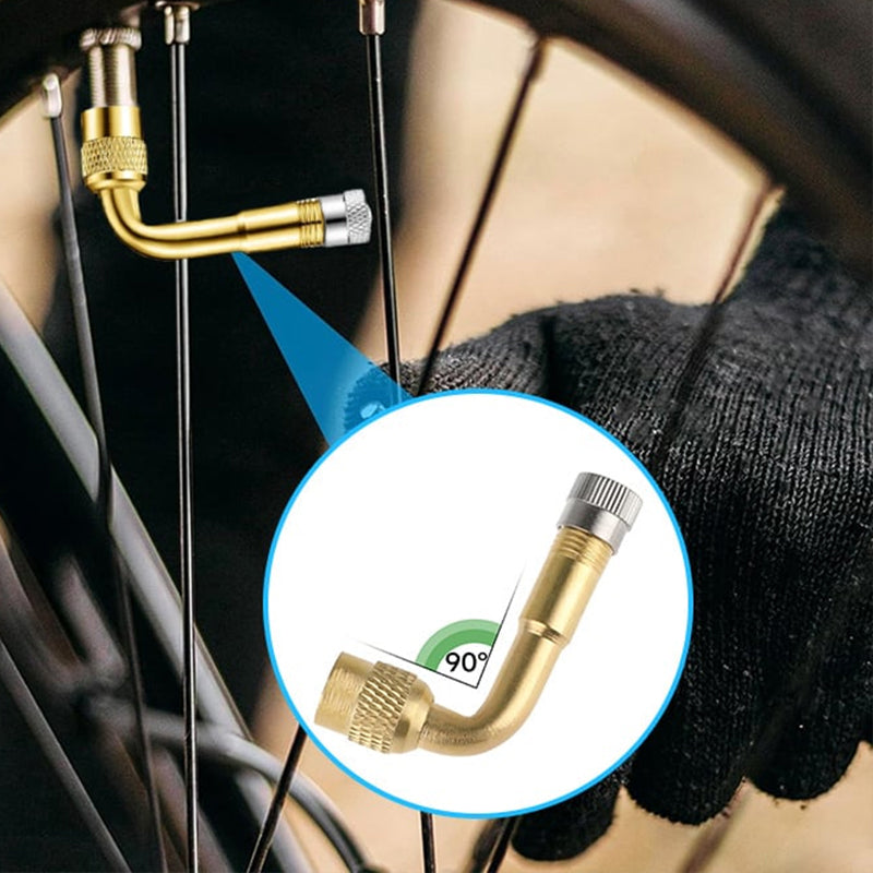 Skanto | Universal dekkventilforlengelsesadapter for bil, sykkel, motorsykkel, scooter