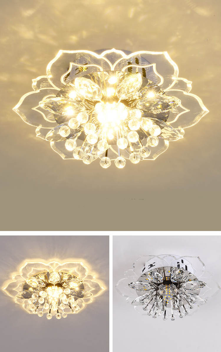 Karnz GlowPetal | LED krystall stift lampe | Blomstform, RGB Fargeveksling & energieffektiv
