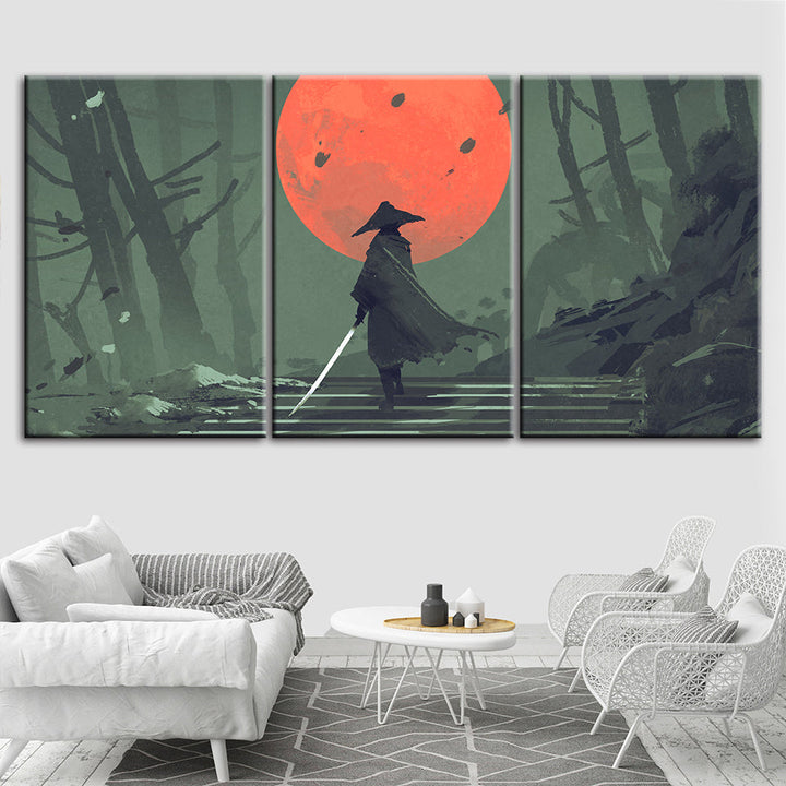 Krigere fra Japan – Lerretsbilde