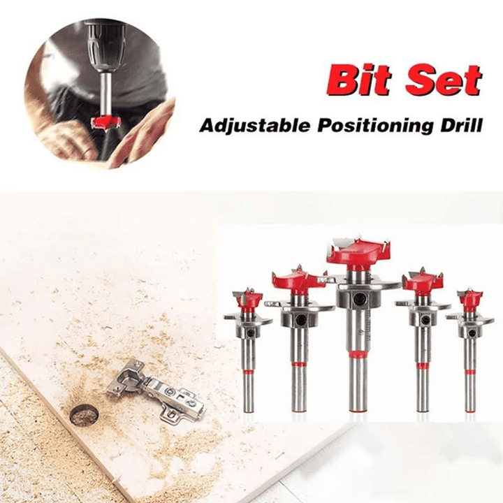 Skanto | Positionering Trebearbeiding Bittsett