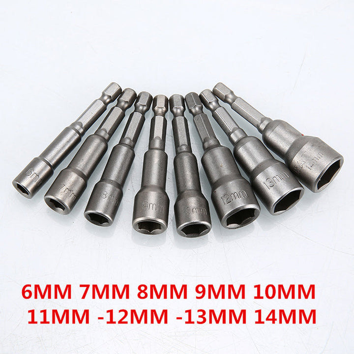 Skanto | Ekstra Dyp Hex Bit Socket Bolt Nut Driver Bit Sett