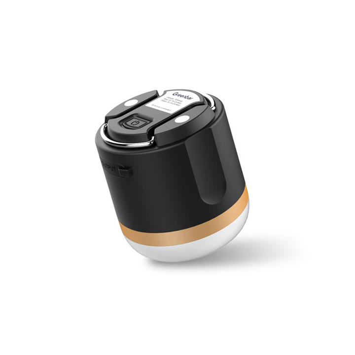 Skanto | Bærbar LED Campinglampe med Power Bank – Oppladbar, USB-tilkobling, for utendørs bruk og nødsituasjoner