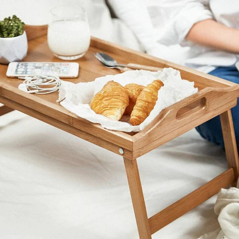 Bambus Frokost Sengebrett Tabell Skanto