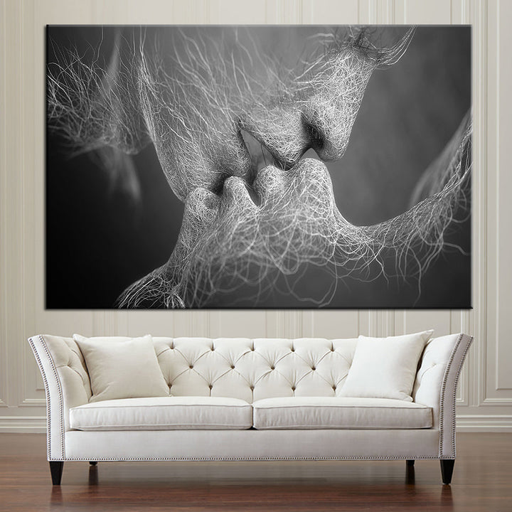 Lines Of Lovers - Lerretveggkunst Maleri