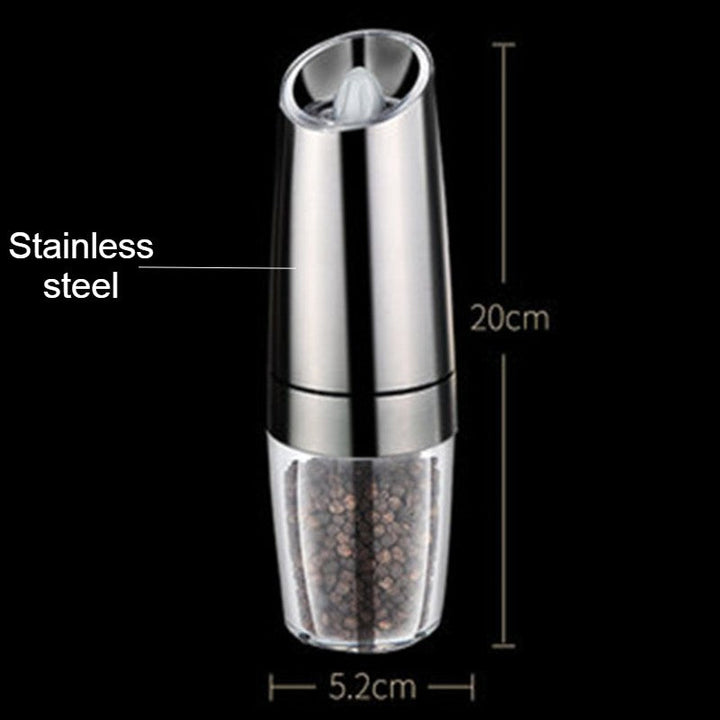 Skanto | Elektrisk salt- og pepperkvern, med justerbart og automatisk av/på-design, for pepper, salt, bønner og mer