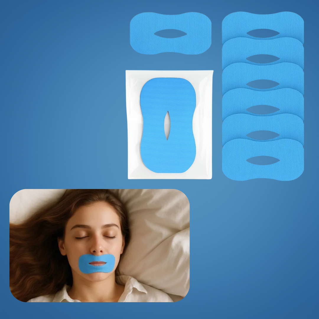 Snorking Munn Tape – Reduksjon av snorking – Hypoallergenisk & Pustende – Forbedre søvnkvalitet & Forebygge tørr munn Skanto