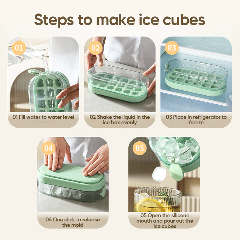 Press Ice Cube Box | Skanto