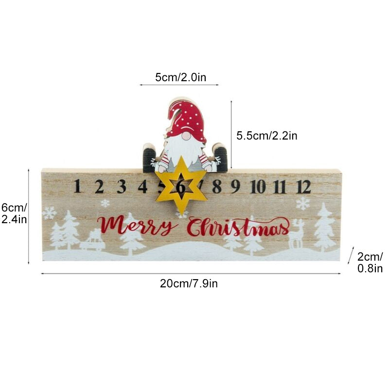God jul Tre Mobil Santa Claus Kalender Ornament | Skanto