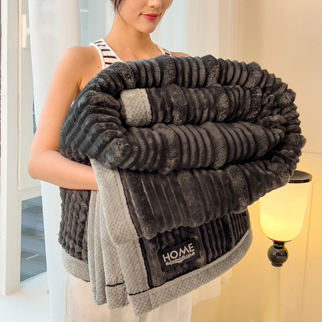 Skanto | Varm Plush Vinterteppe for Seng & Sofa