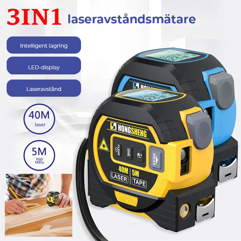 Skanto | 3-i-1 Infrarød Laser Båndmåling