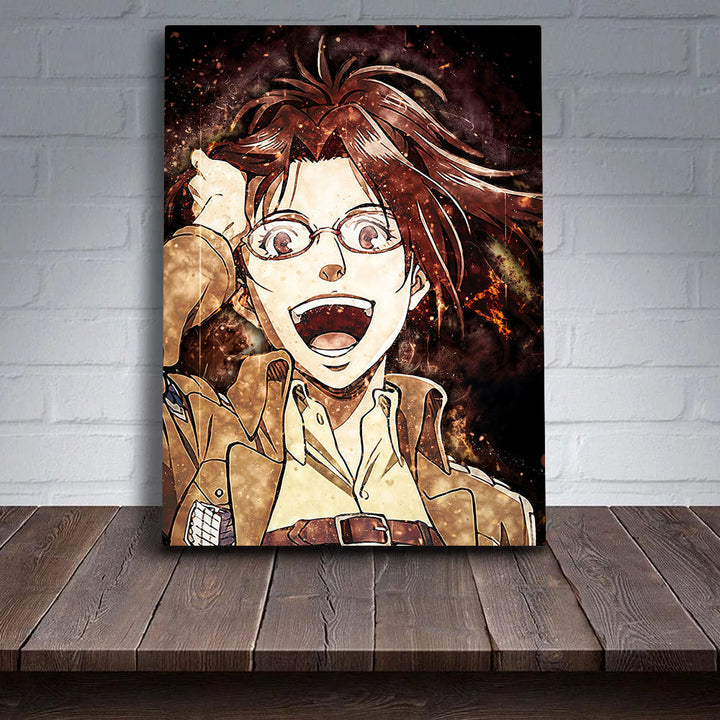 Morsomt anime-jente – lerretbilde