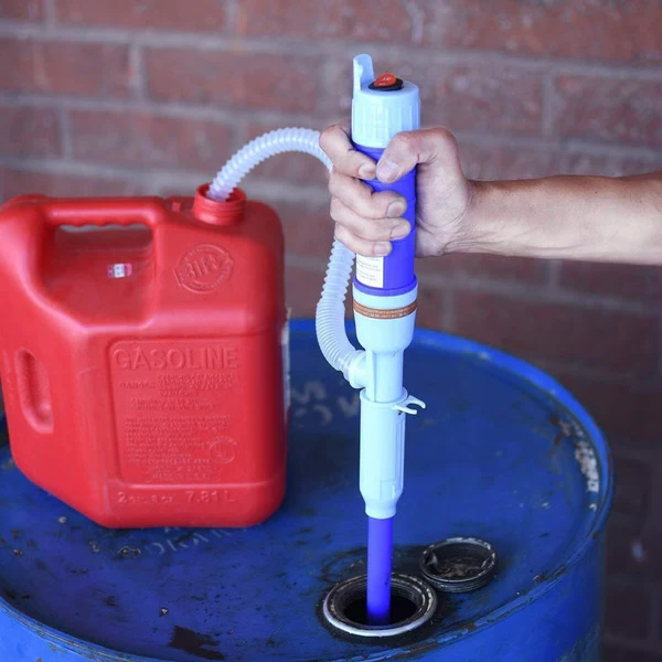 Skanto | Elektrisk væskeoverføringspumpe og siphon - Elektrisk håndpumpe, batteridrevet siphonpumpe for gass, drivstoff, diesel, vann