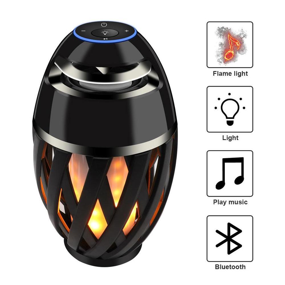 Skanto | LED Bluetooth Høyttaler - Gir Utseendet Av Flikring Varmt Lys
