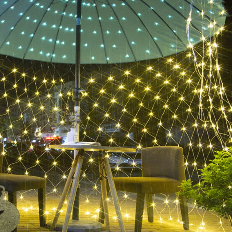 Solar Fishnet Light | Skanto