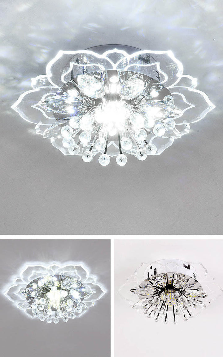 Karnz GlowPetal | LED krystall stift lampe | Blomstform, RGB Fargeveksling & energieffektiv
