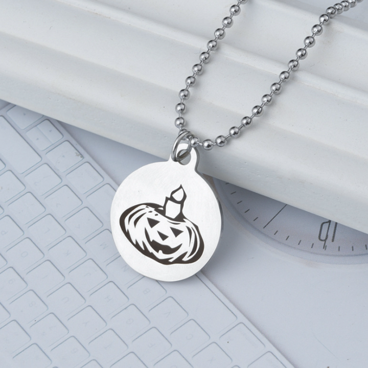 Skanto | Halloween Tema Rustfritt Stål Halskjede