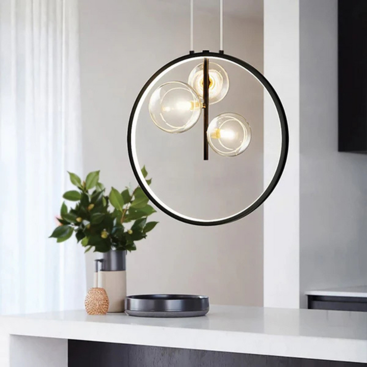 Skanto | Minimalistisk Svart Pendellampe