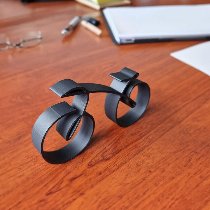 Skanto | Velaro Sykkel Skulptur | Minimalistisk Trådramme Design | Jern Svart | Gaveide for Sykkelentusiaster