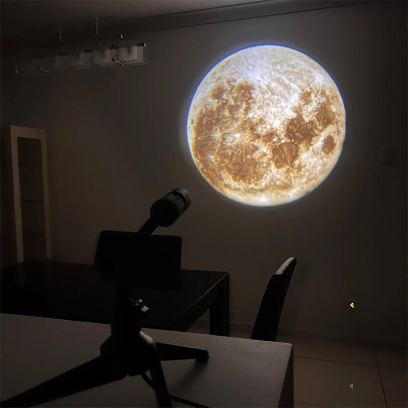 Moon Earth Projection LED Lampe | Skanto
