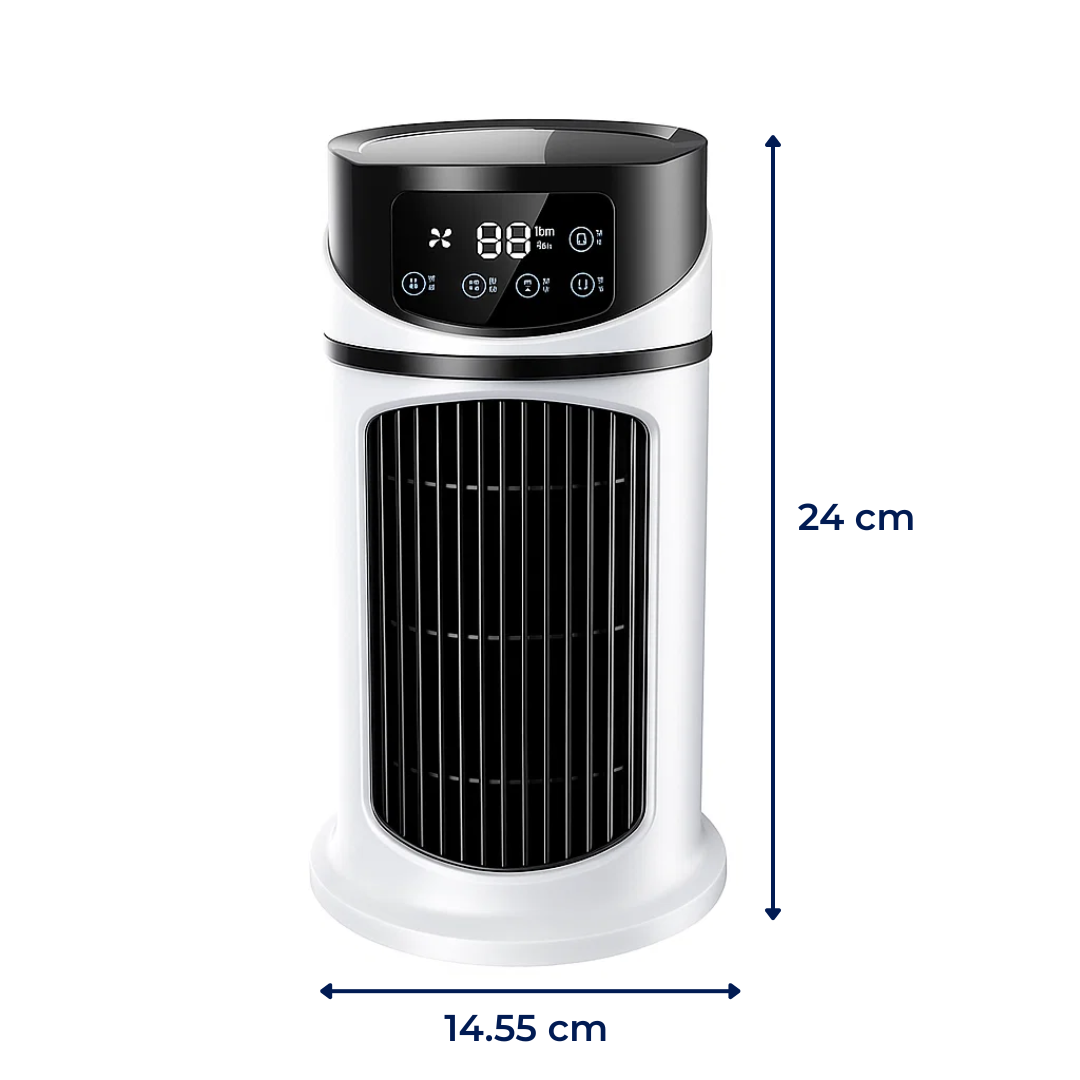 Rask kjøling – USB 5V – 300ML vanntank – Stille drift for kontor- og hjemmebruk Skanto