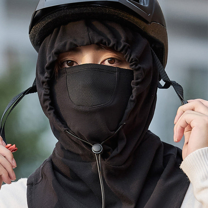 Hettefjes maske med halsvarmer for sykling | Skanto