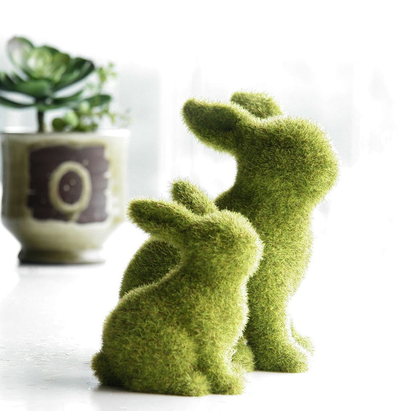 Skanto | Simulert Flocking Kanin Ornament