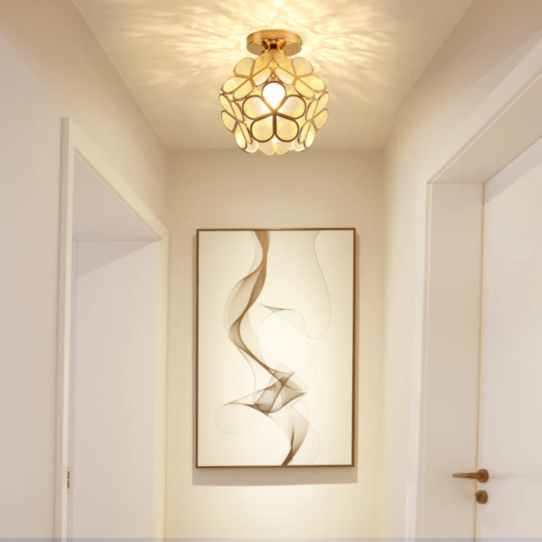 Skanto | Luksus Glass Blomst Taklampe