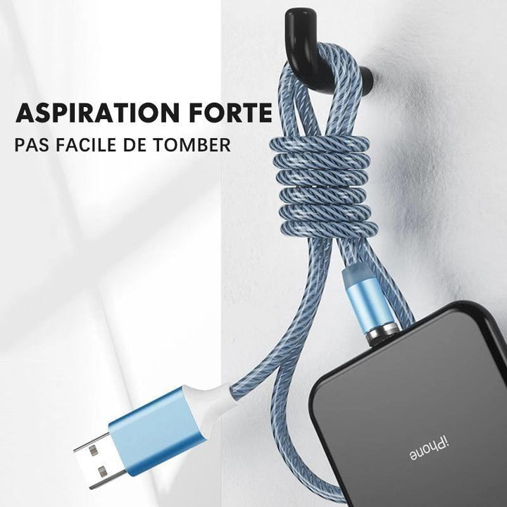 Magnetisk USB-ladekabel med LED | Skanto