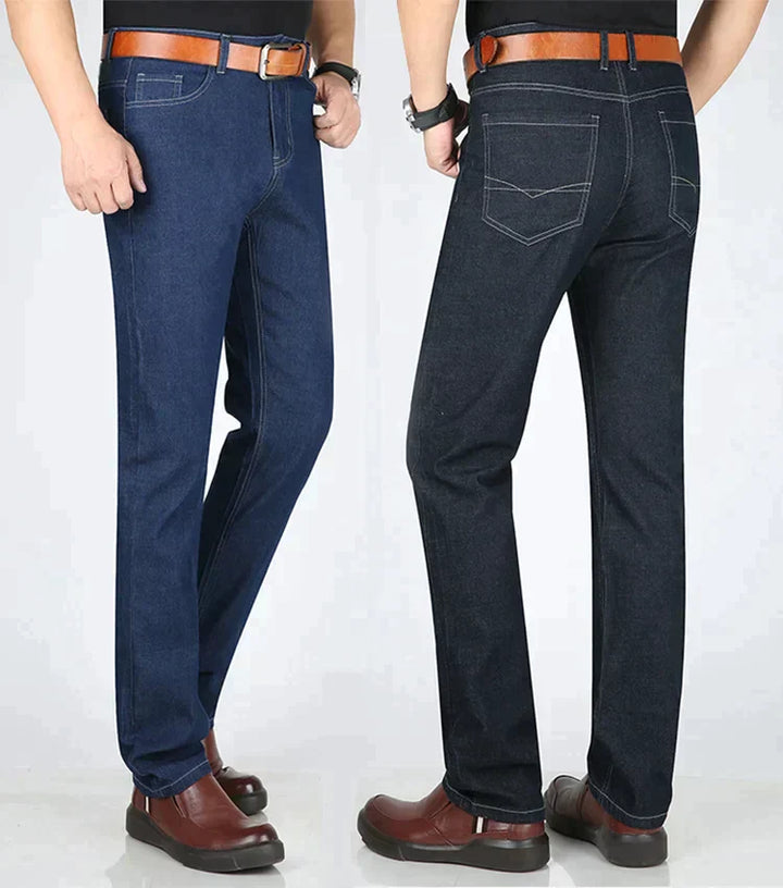 Skanto | Mulberry Silke Høy Elastisk Jeans