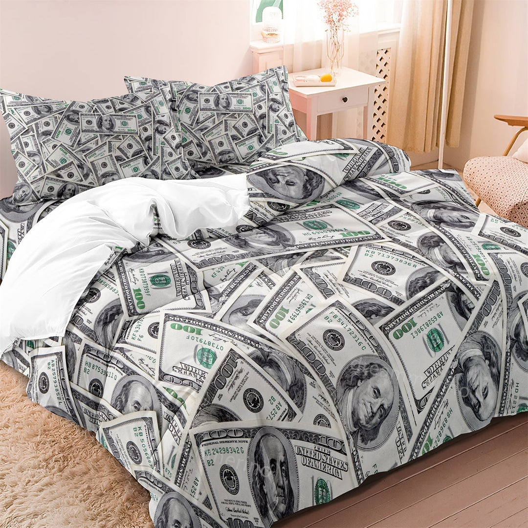 Skanto | RichRush - Gold Dollar Sengesett for Barn
