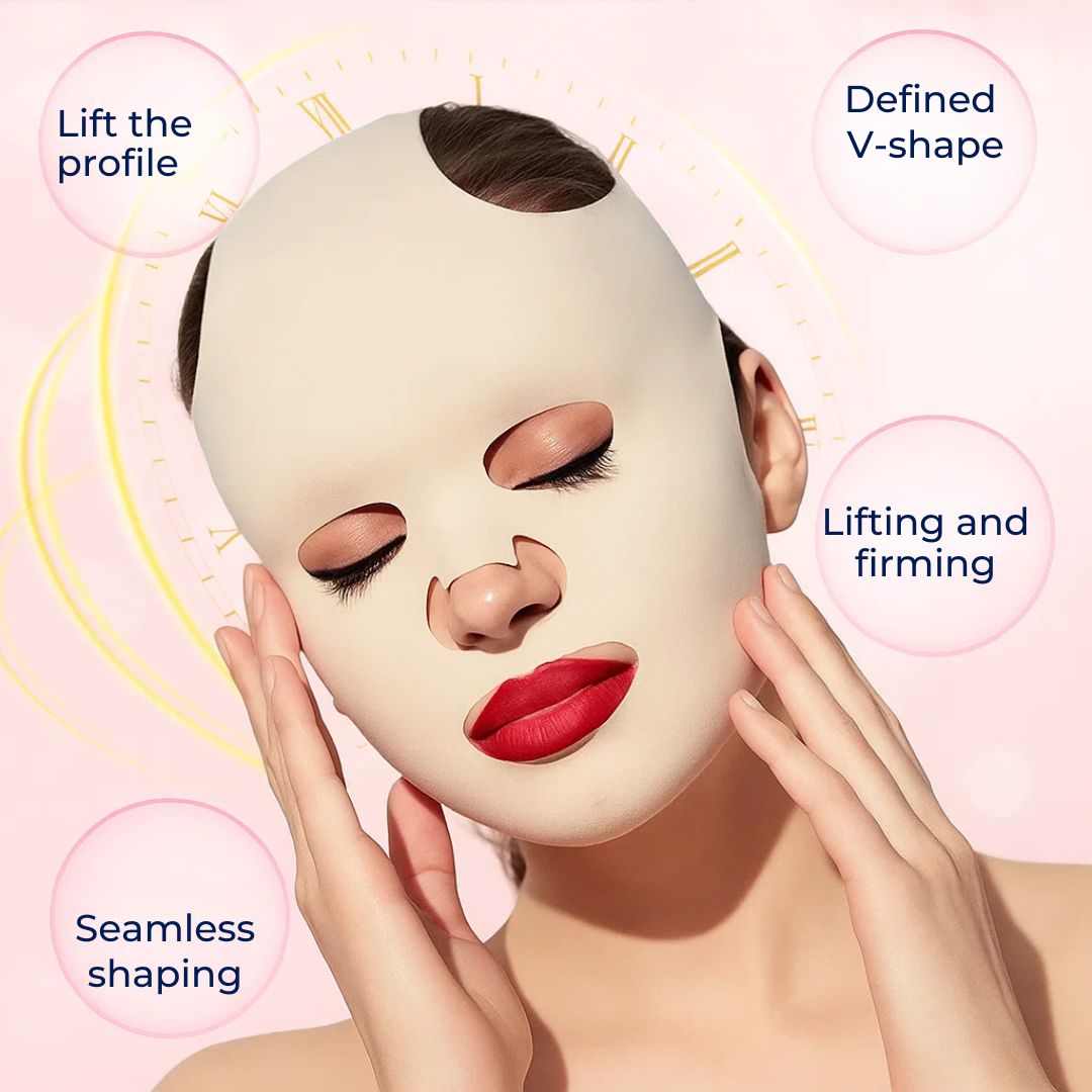 FirmLift | Anti‑Wrinkle Face Lift Mask – Reusable Compression – Soft Ergonomic Fit – Overnight Firming & Tightening for Mature Skin Skanto