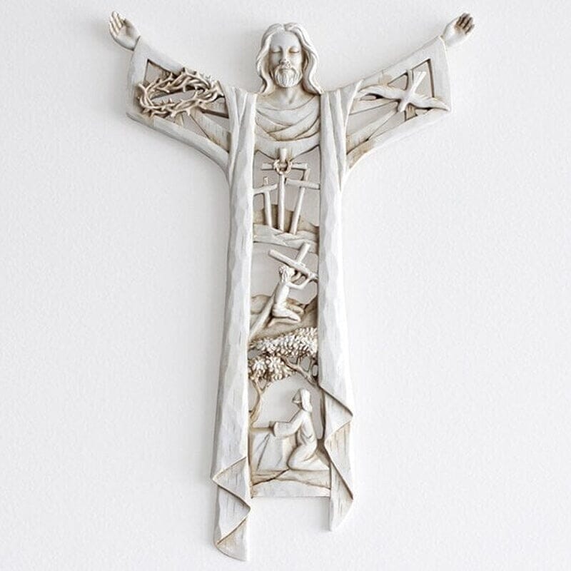 Skanto | Risen Christ Veggkors Jesus Figurene