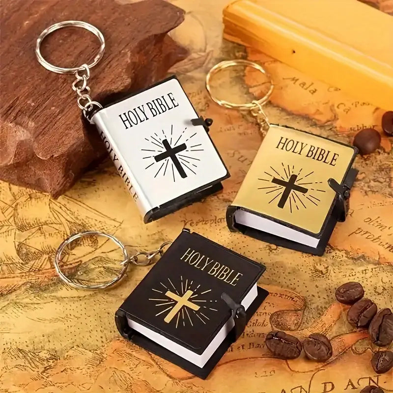 Skanto | Mini Bibel Kors Nøkkelring