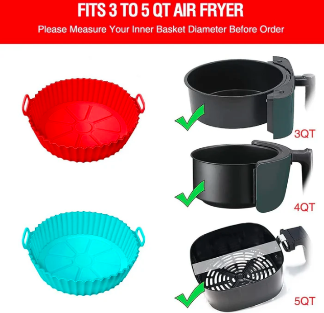 Skanto | Silikon Air Fryer Tray