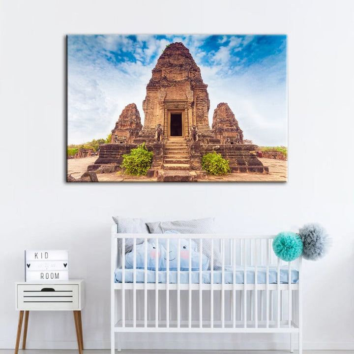 Ancient Temple - Canvas Wall Art Painting | Skanto