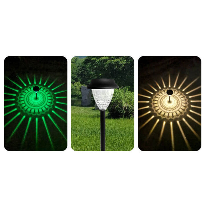 Skanto | Solar vanntett sirkulær divergerende lys sky design LED utendørs hage dekorativ lys
